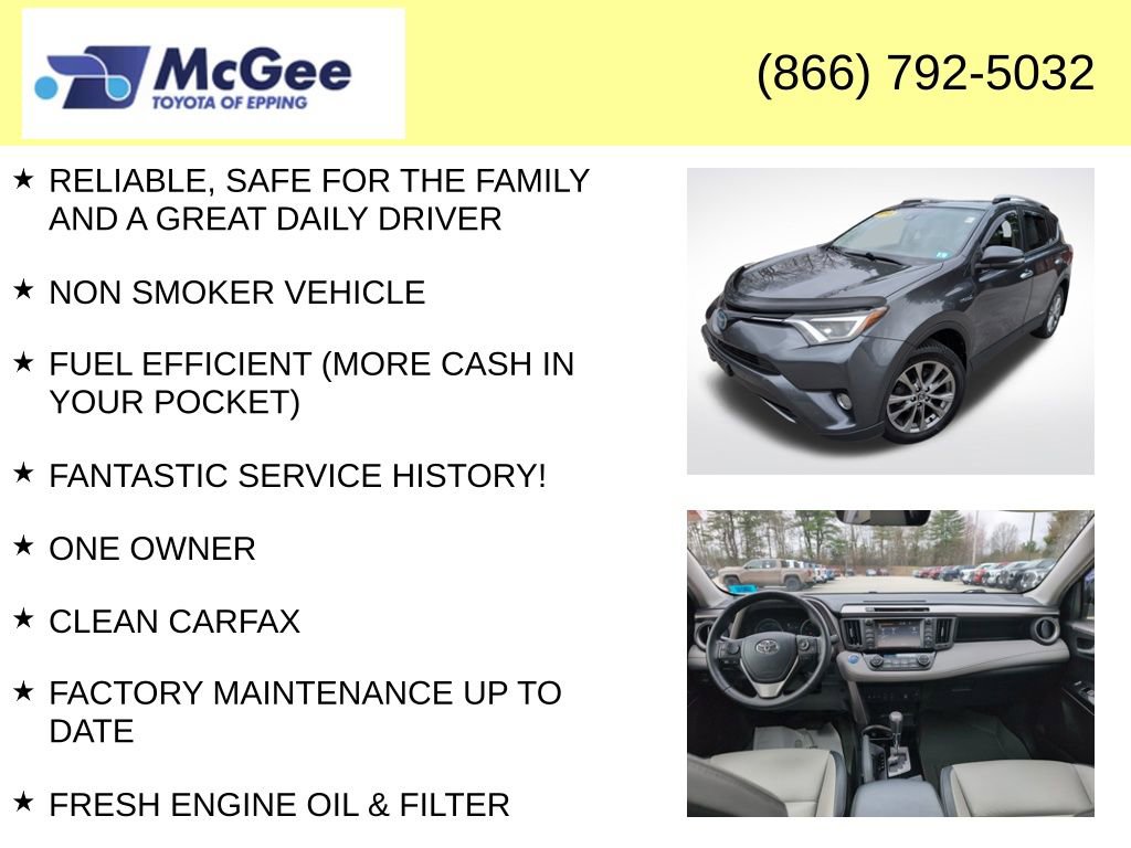 Used 2016 Toyota RAV4 Limited w/ Advanced Technology Package image 4