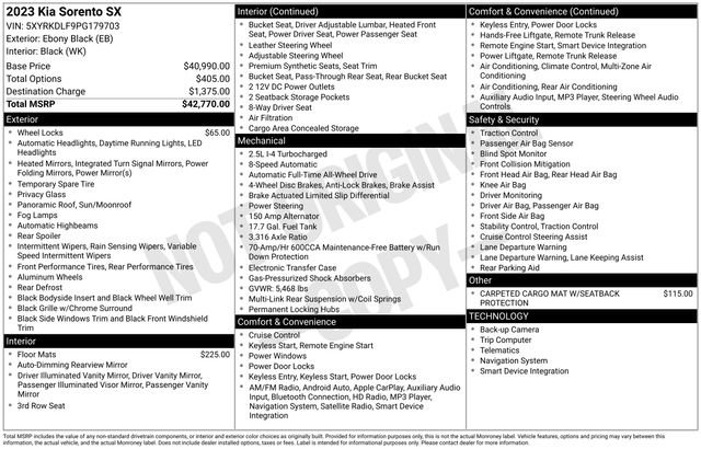 Used 2023 Kia Sorento SX image 4