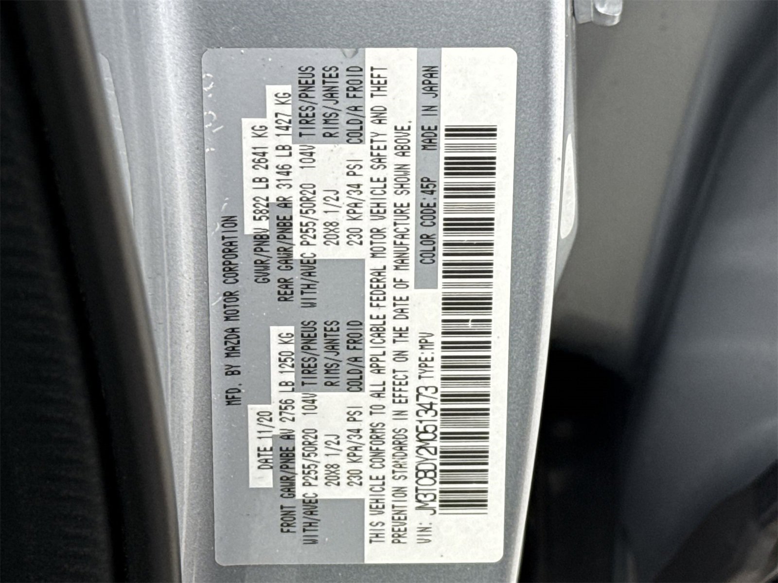 Used 2021 MAZDA CX-9 Grand Touring image 54