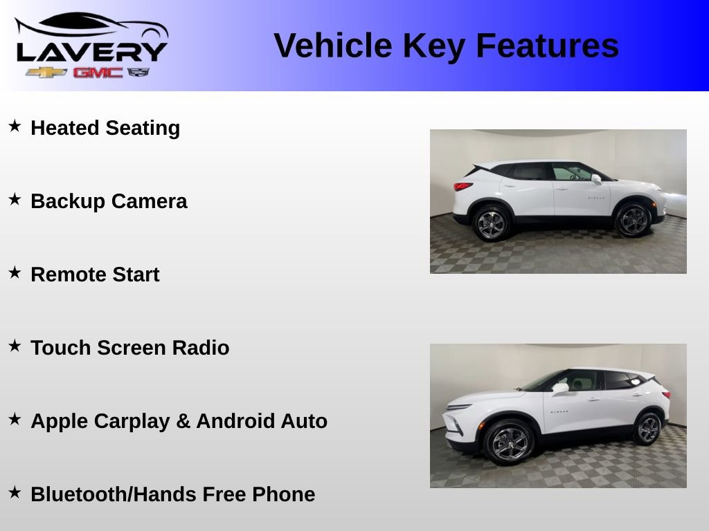 Certified 2025 Chevrolet Blazer LT w/ LPO, Cargo Package image 2