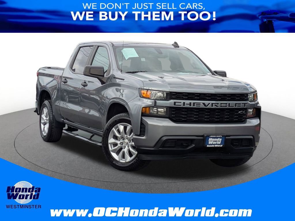 Used 2021 Chevrolet Silverado 1500 Custom w/ LPO, Dark Essentials Package