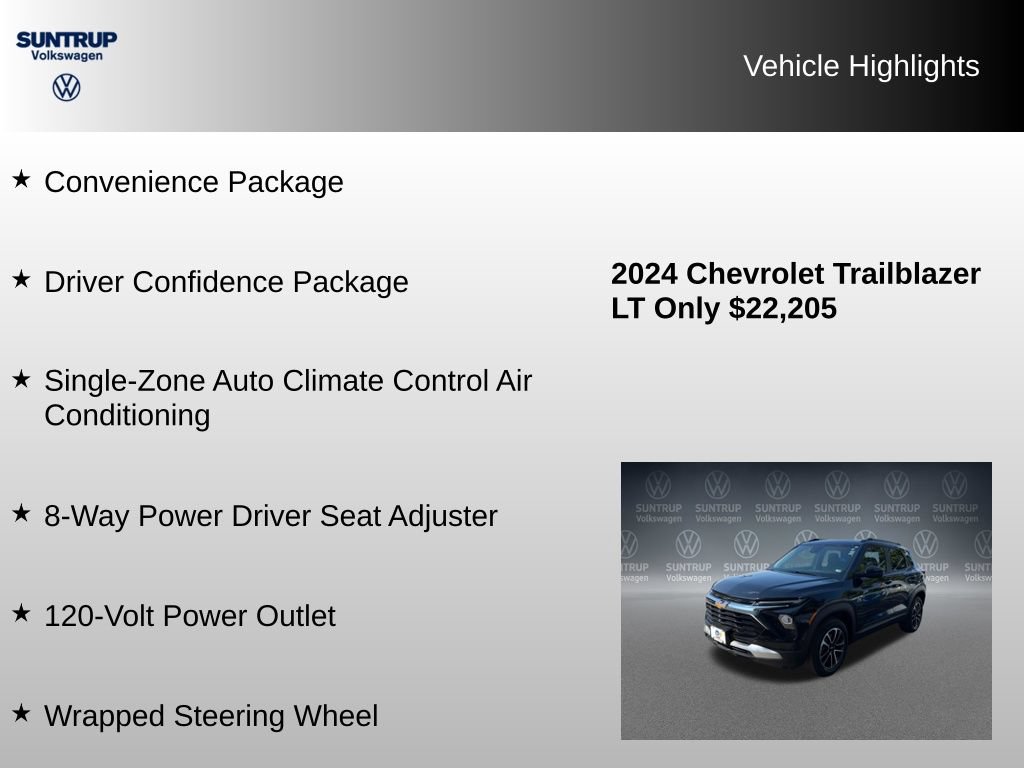 Used 2024 Chevrolet TrailBlazer LT w/ Convenience Package AWD/4WD image 16
