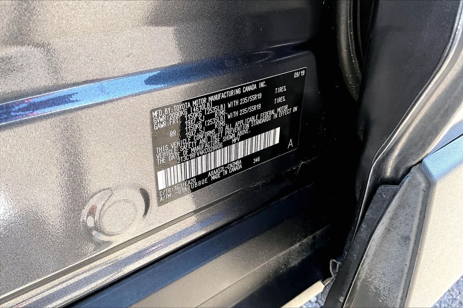Used 2019 Toyota RAV4 XLE Premium FWD image 34