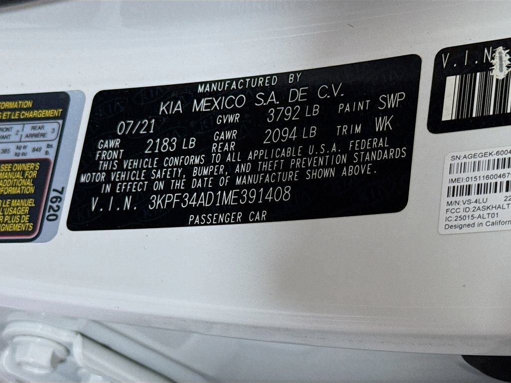 Used 2021 Kia Forte GT-Line FWD image 32