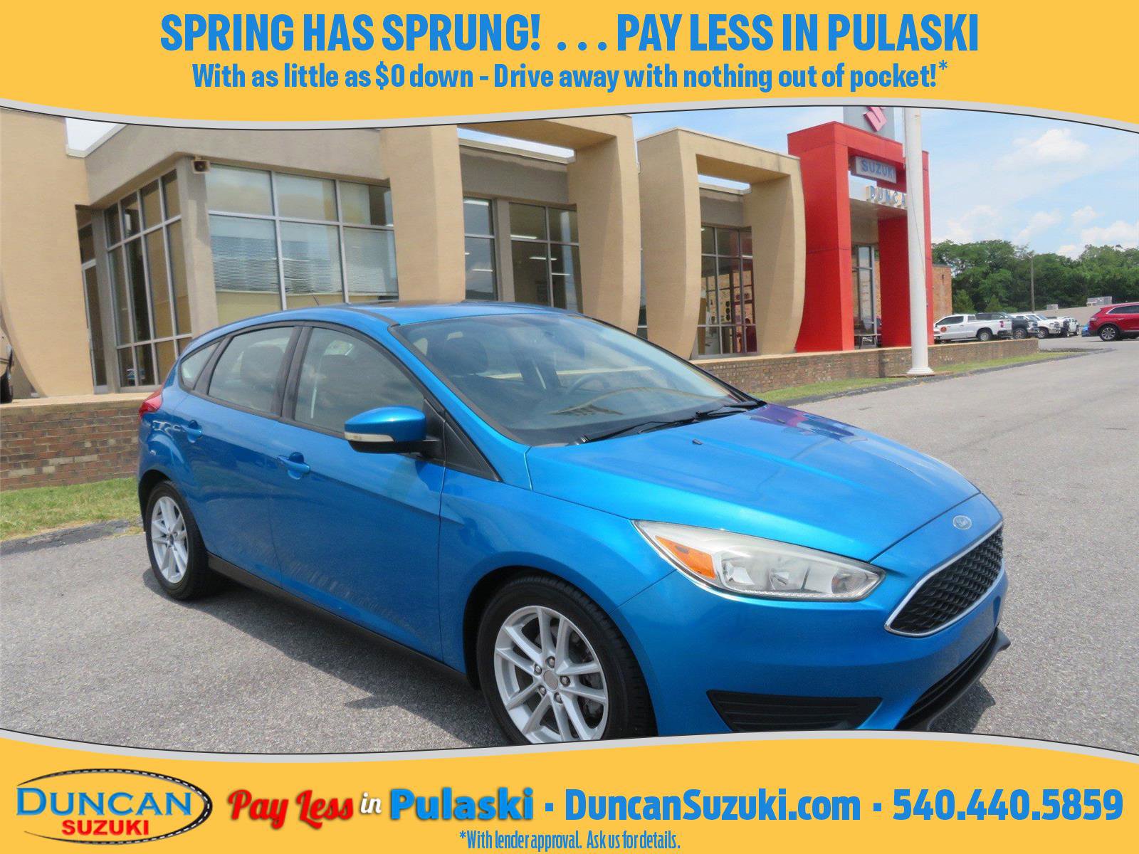 Used 2015 Ford Focus SE w/ Interior Protection Package