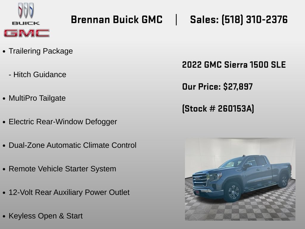 Certified 2022 GMC Sierra 1500 SLE AWD/4WD image 18