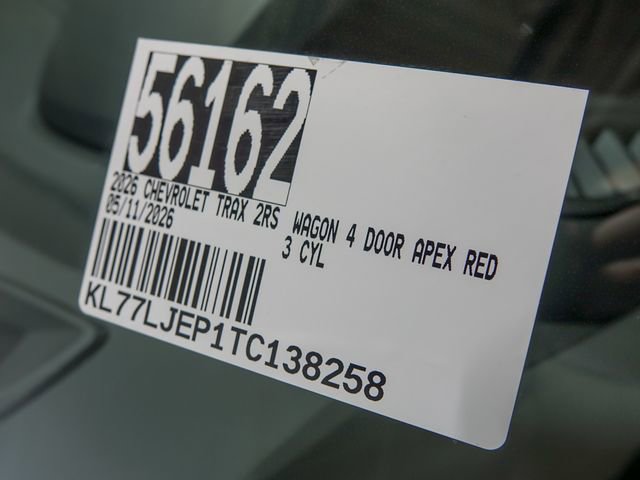 New 2026 Chevrolet Trax RS w/ Sunroof Package FWD image 22