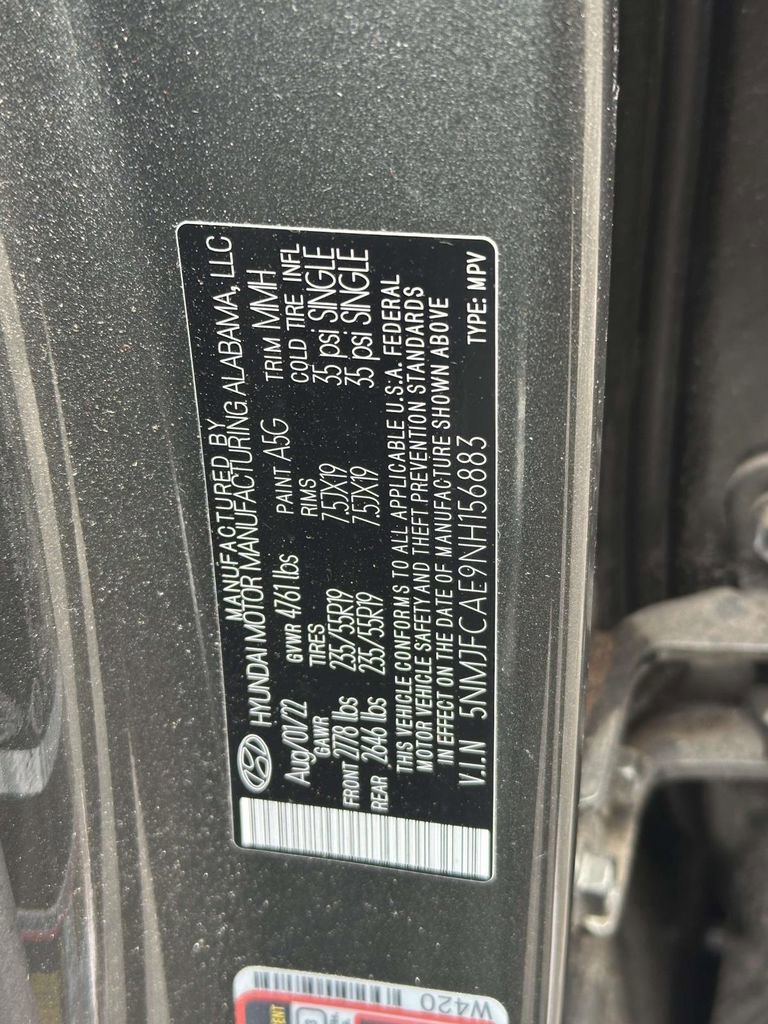 Used 2022 Hyundai Tucson SEL w/ Convenience Package AWD/4WD image 16