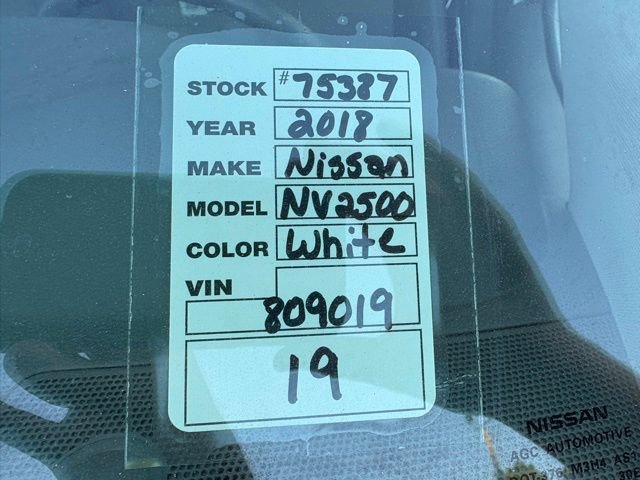 Used 2018 Nissan NV 2500 SV w/ Navigation Package RWD image 33