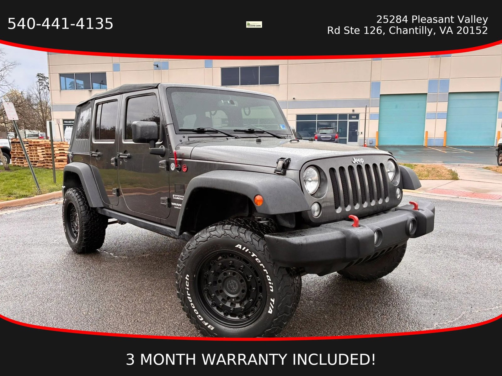 Used 2017 Jeep Wrangler Unlimited Sport w/ Quick Order Package 24S