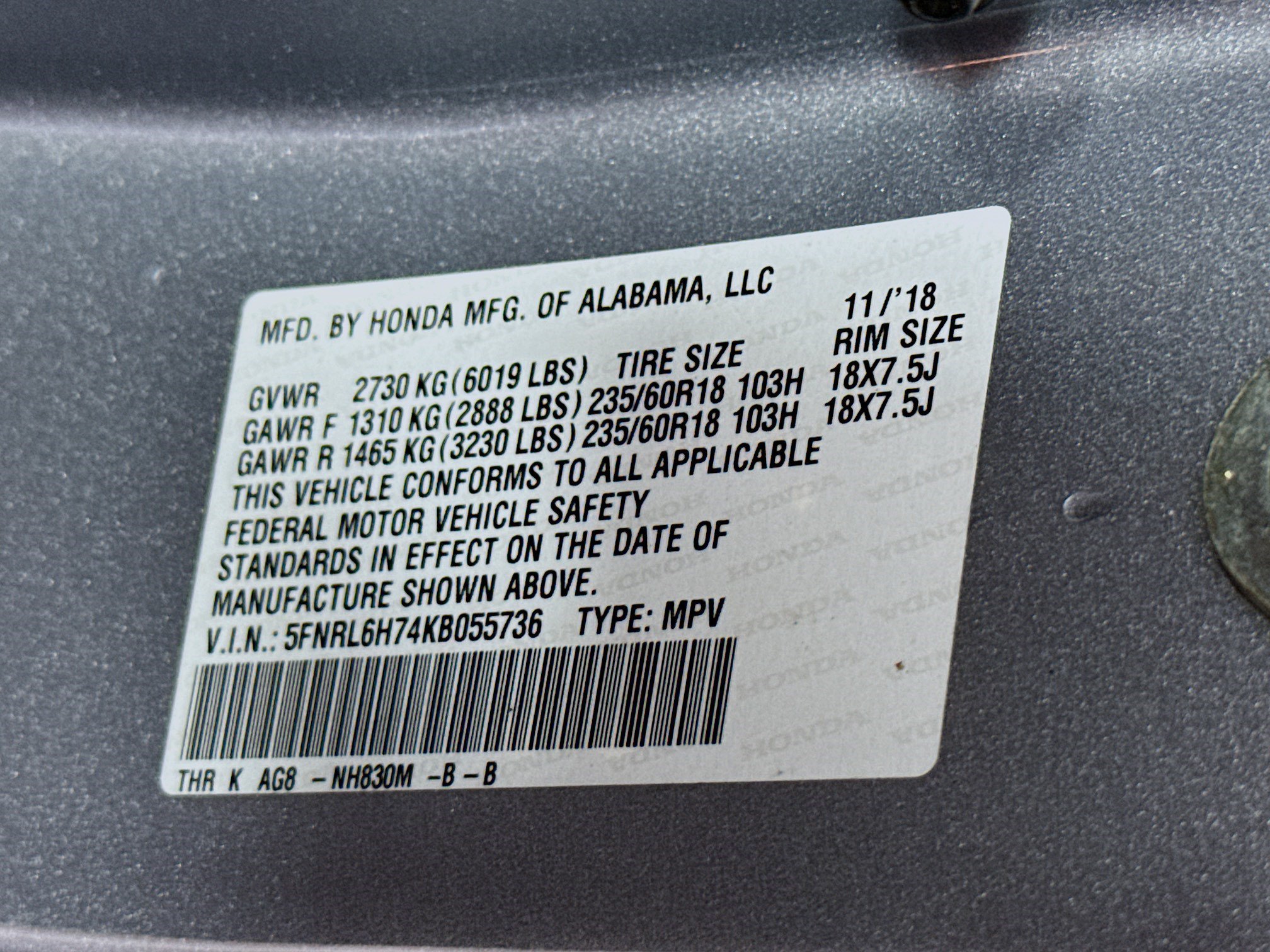 Used 2019 Honda Odyssey EX-L image 38