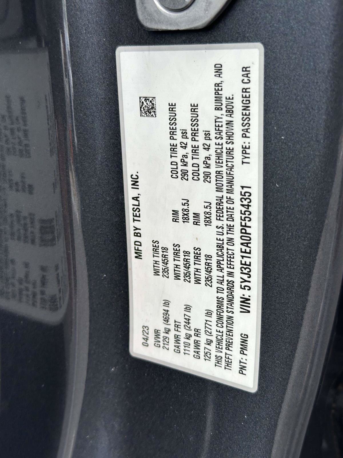 Used 2023 Tesla Model 3 Standard Range RWD image 18