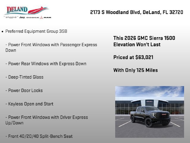 New 2026 GMC Sierra 1500 Elevation w/ Elevation Premium Package AWD/4WD image 7