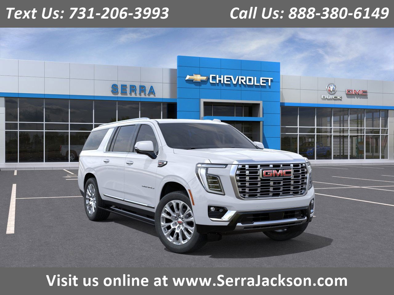 New 2026 GMC Yukon XL Denali w/ Sun & Power Step Package