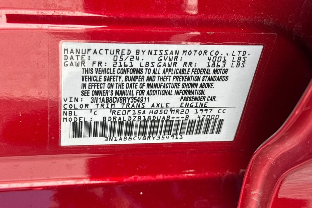 Certified 2024 Nissan Sentra SV w/ SV Premium Package FWD image 27