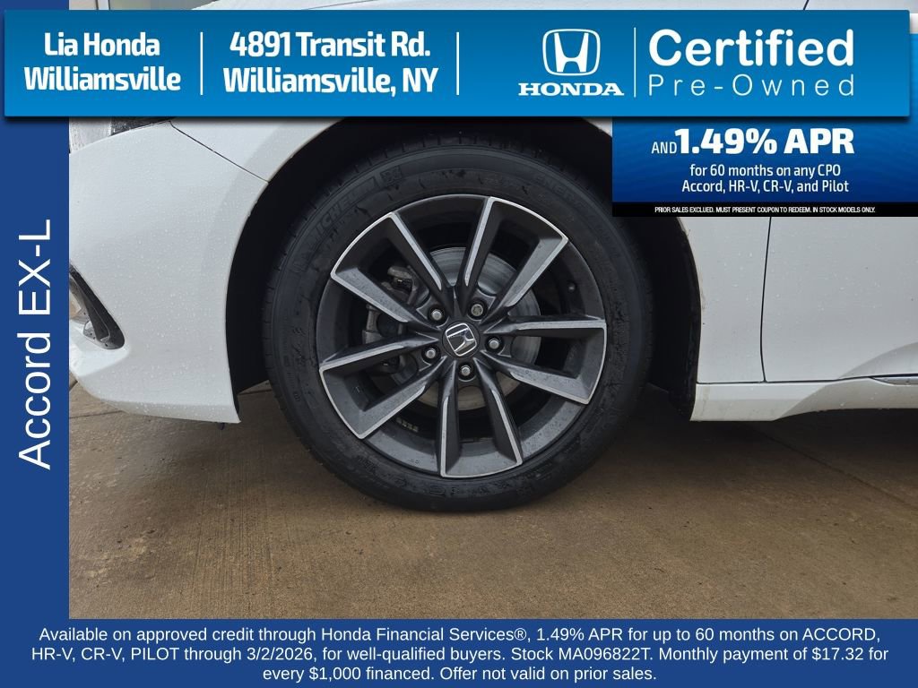 Used 2021 Honda Accord EX-L image 9