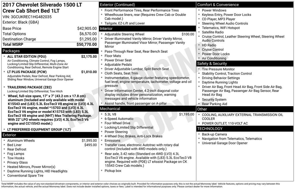 Used 2017 Chevrolet Silverado 1500 LT w/ All Star Edition image 5