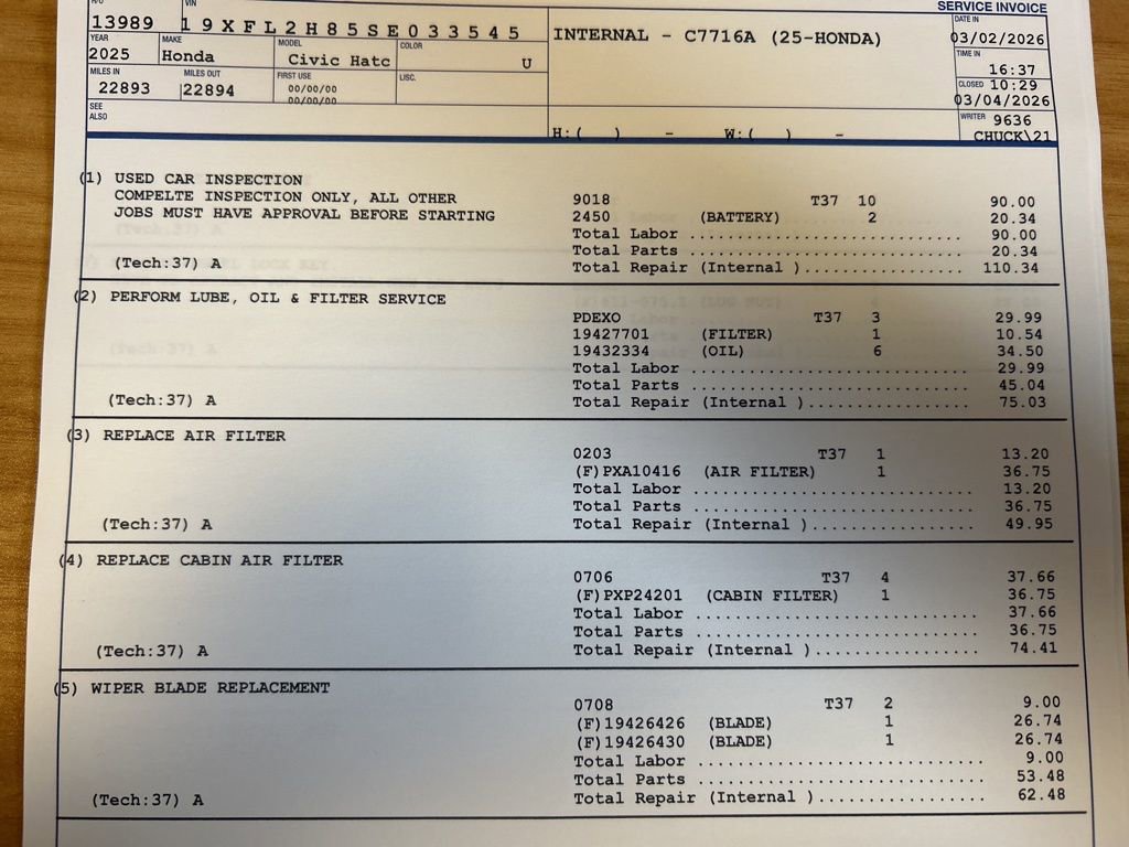 Used 2025 Honda Civic Sport image 15