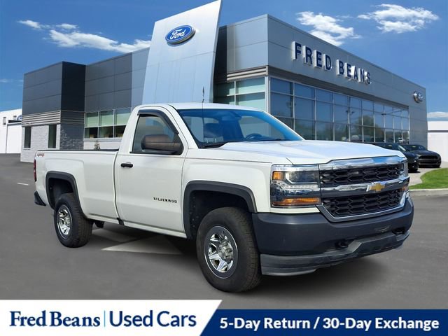 Used 2016 Chevrolet Silverado 1500 W/T w/ Snow Plow Prep Package