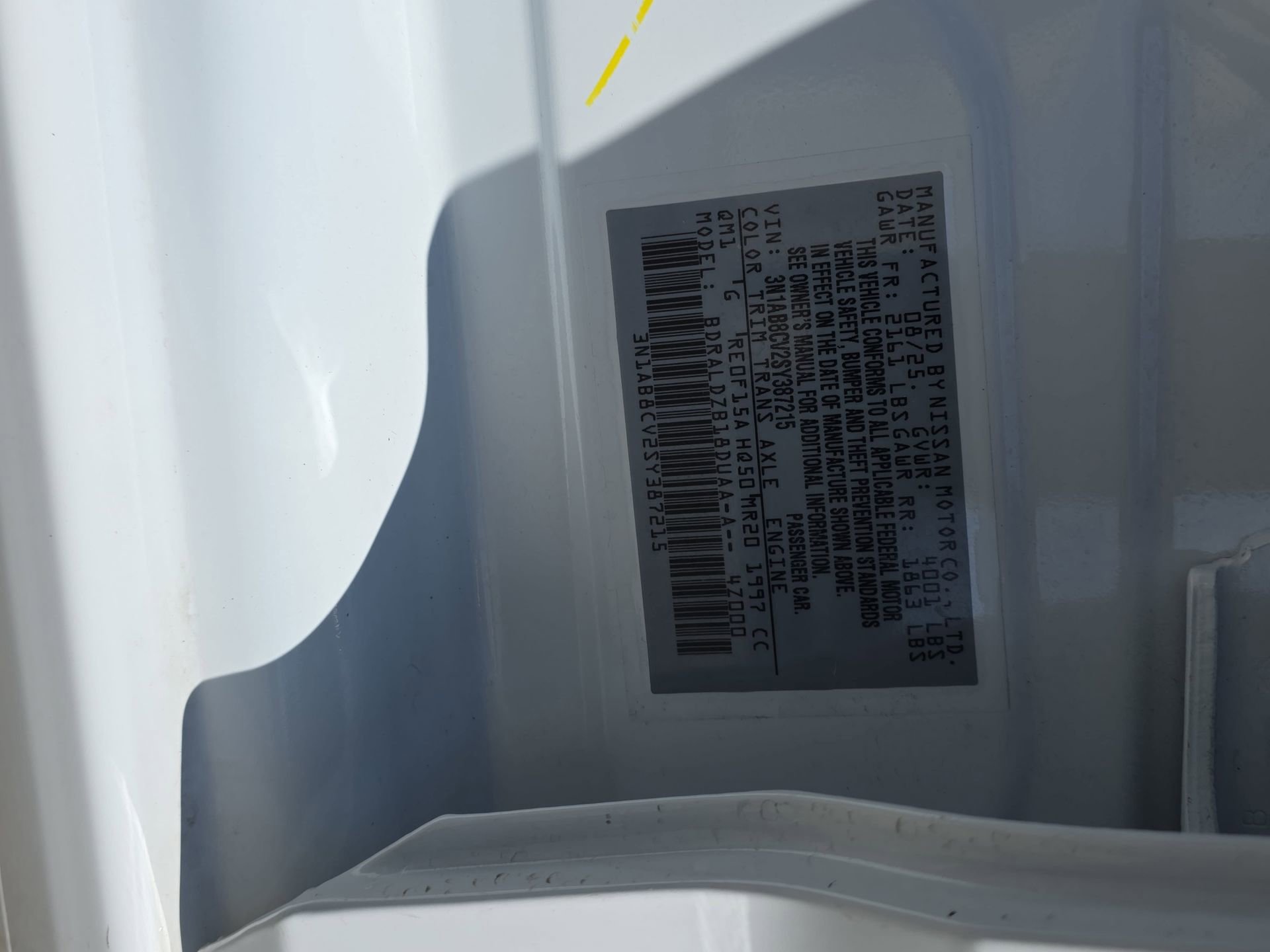 Certified 2025 Nissan Sentra SV w/ All-Weather Package image 33