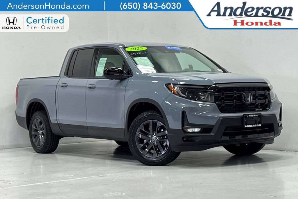 Certified 2025 Honda Ridgeline Sport image 1