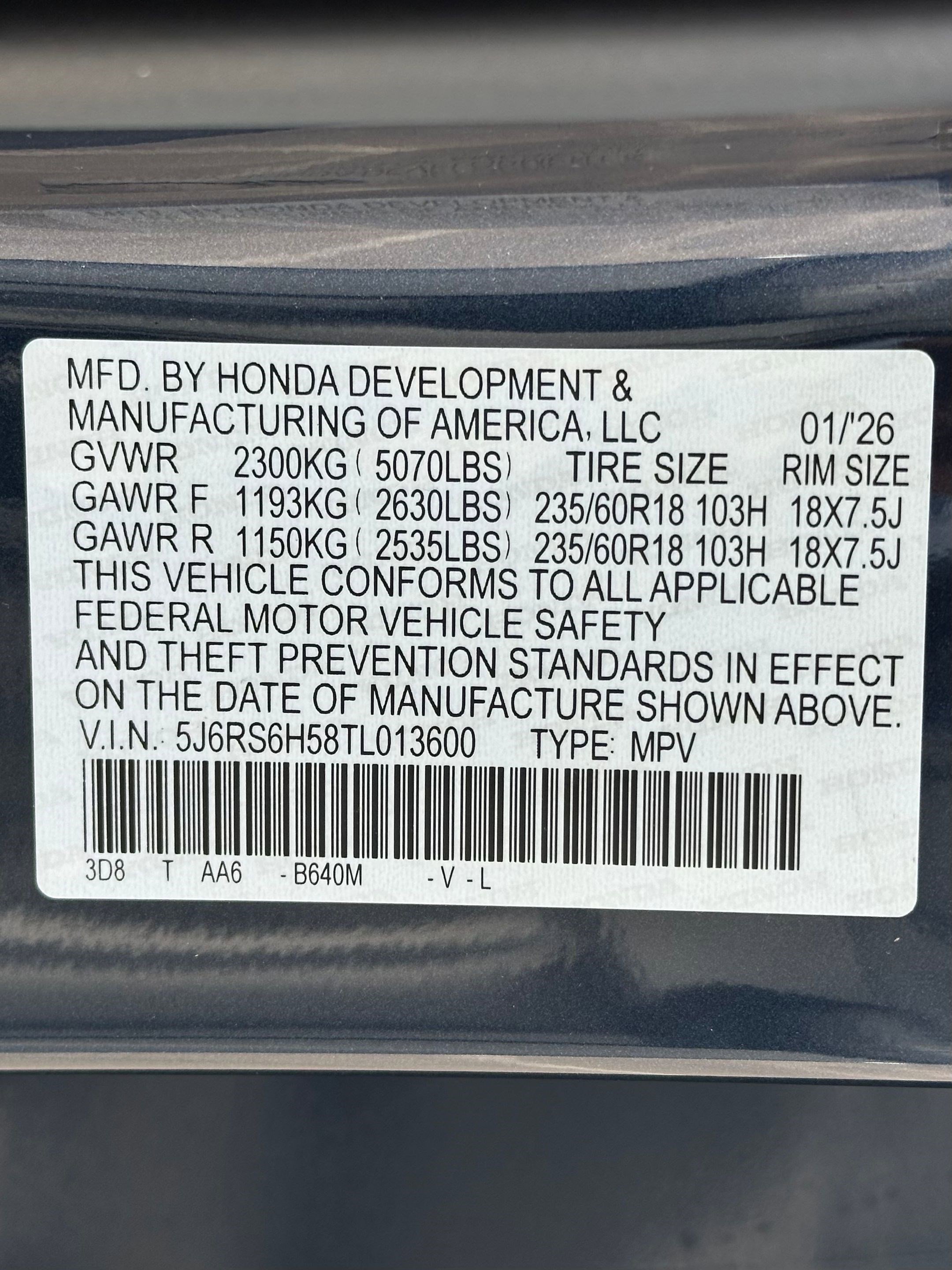 New 2026 Honda CR-V Sport image 21