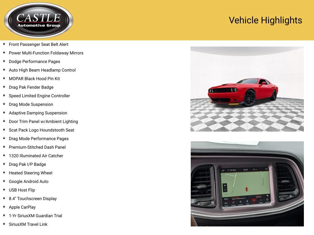 Used 2020 Dodge Challenger R/T Scat Pack w/ 1320 Plus Group RWD image 13