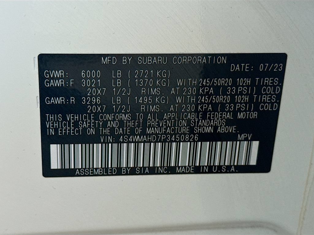 Used 2023 Subaru Ascent Onyx Edition AWD/4WD image 32