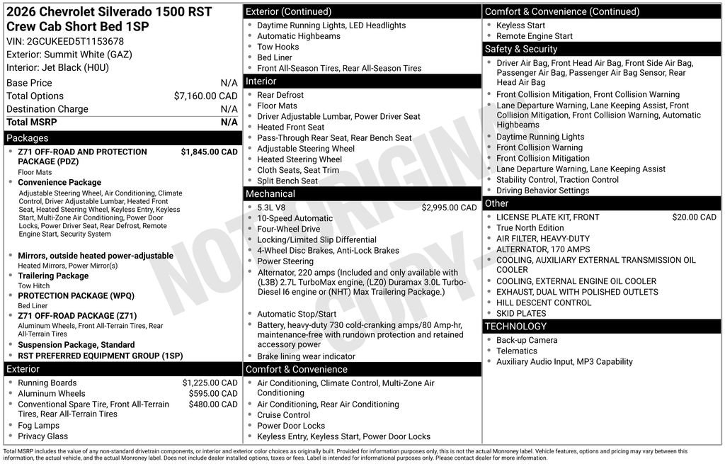 New 2026 Chevrolet Silverado 1500 RST image 7
