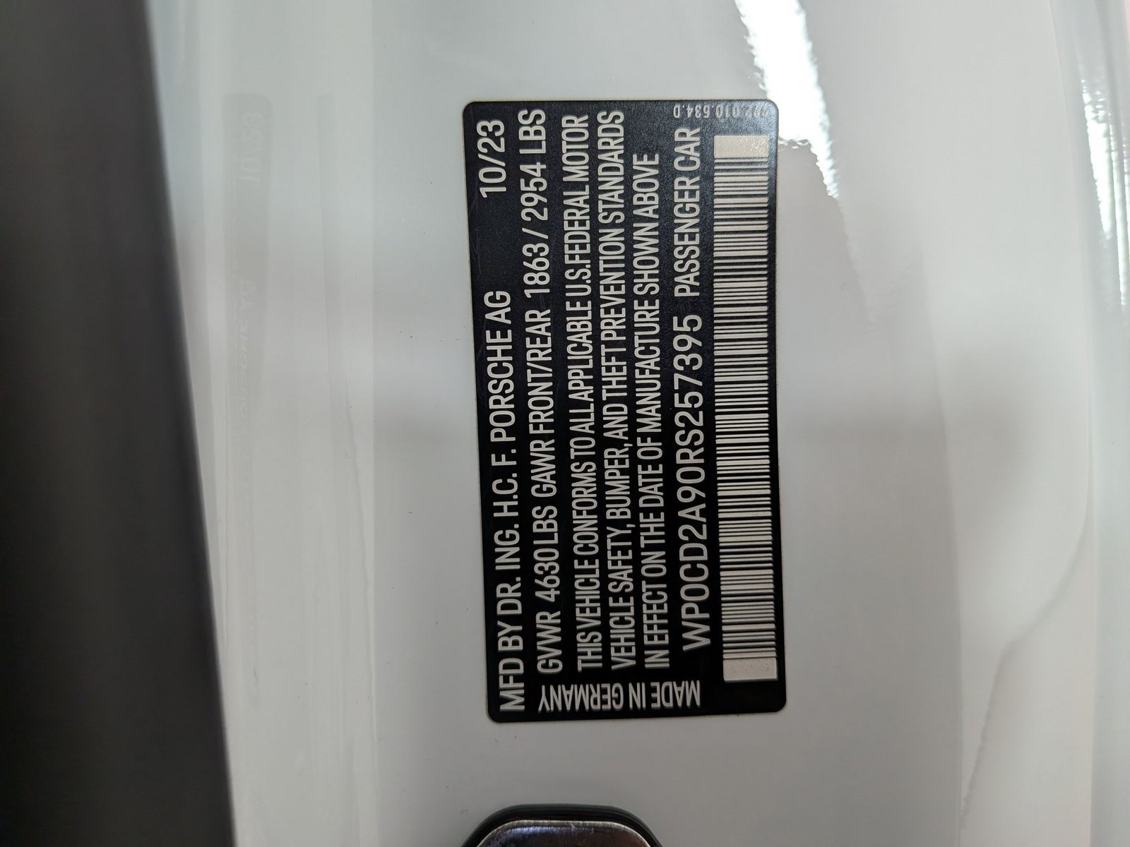 Certified 2024 Porsche 911 Turbo AWD/4WD image 27