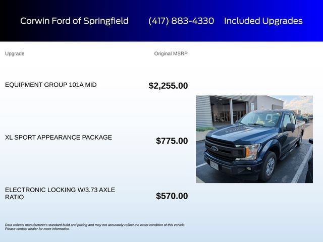 Used 2018 Ford F150 XL w/ Equipment Group 101A Mid RWD image 6