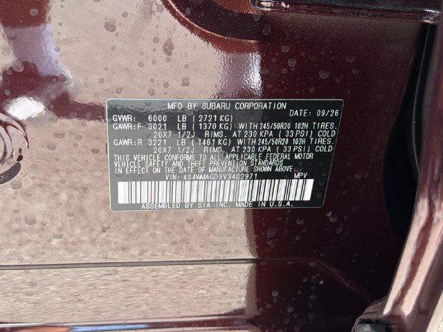 New 2027 Subaru Ascent Limited AWD/4WD image 26