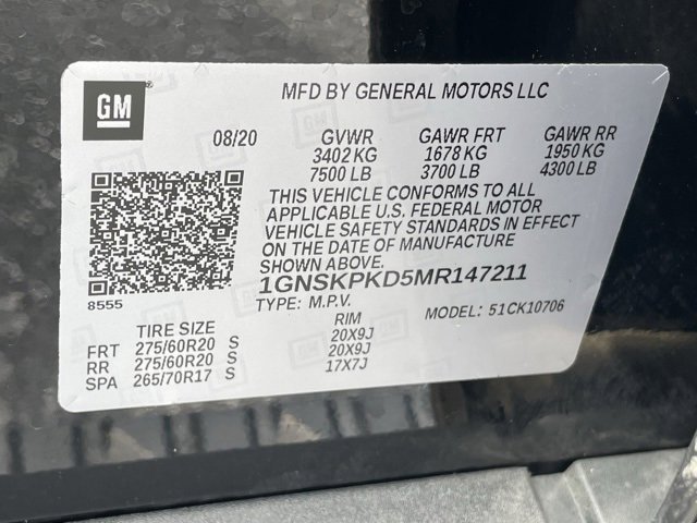 Used 2021 Chevrolet Tahoe Z71 w/ Z71 Signature Package image 27