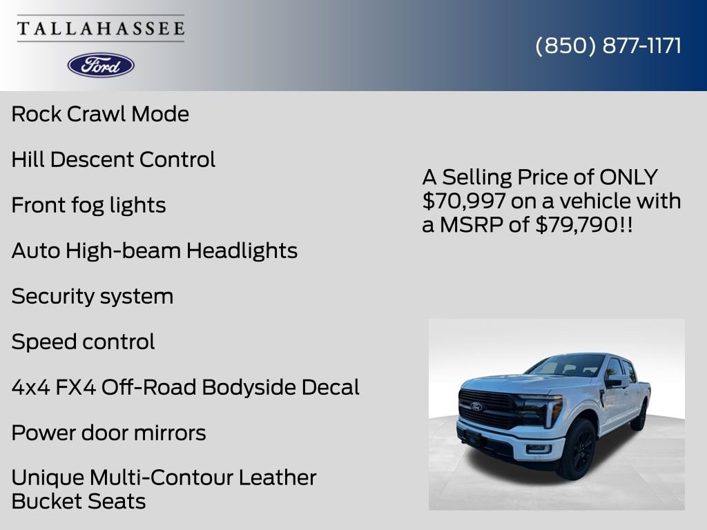 New 2025 Ford F150 Platinum w/ FX4 Off-Road Package image 35