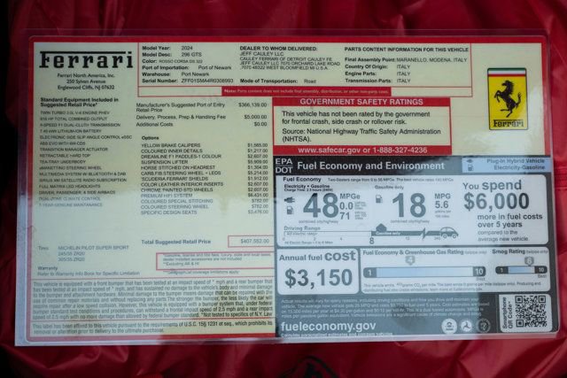 Used 2024 Ferrari 296 GTS image 51