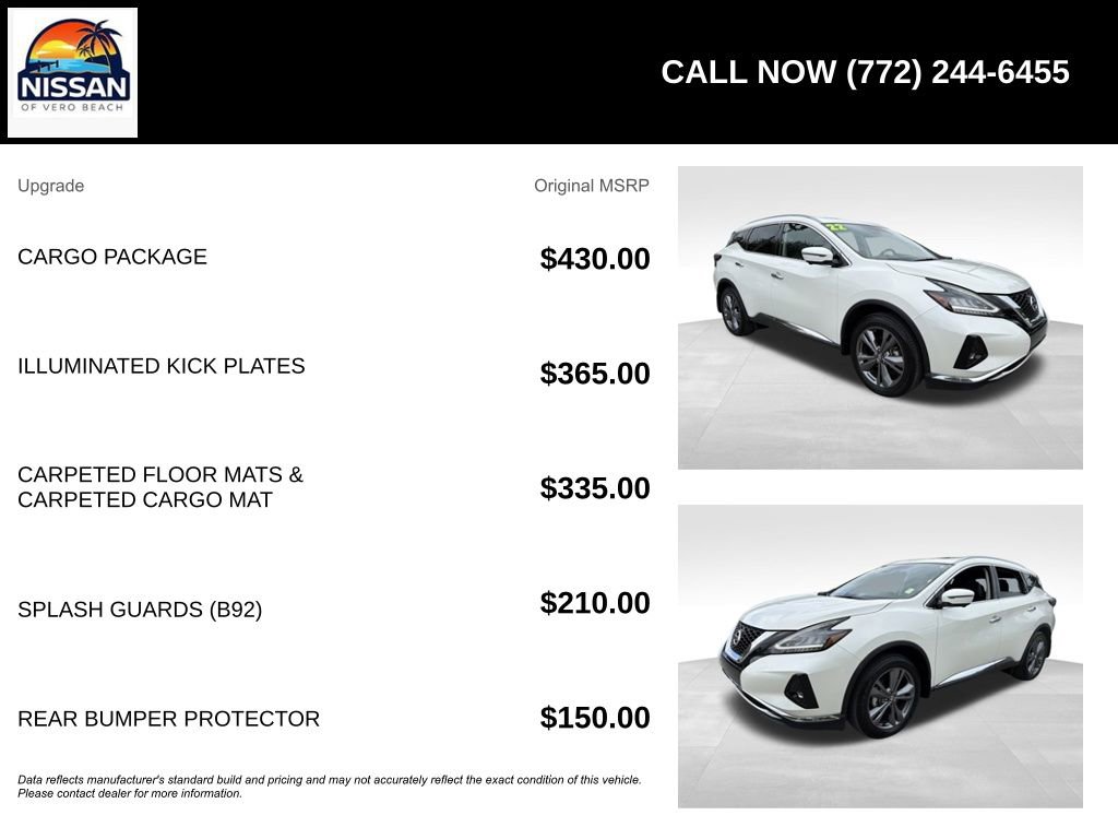 Used 2022 Nissan Murano Platinum w/ Cargo Package image 6