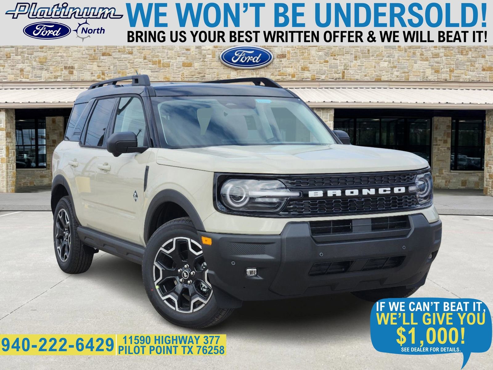 New 2025 Ford Bronco Sport Outer Banks w/ Outer Banks Tech Package+