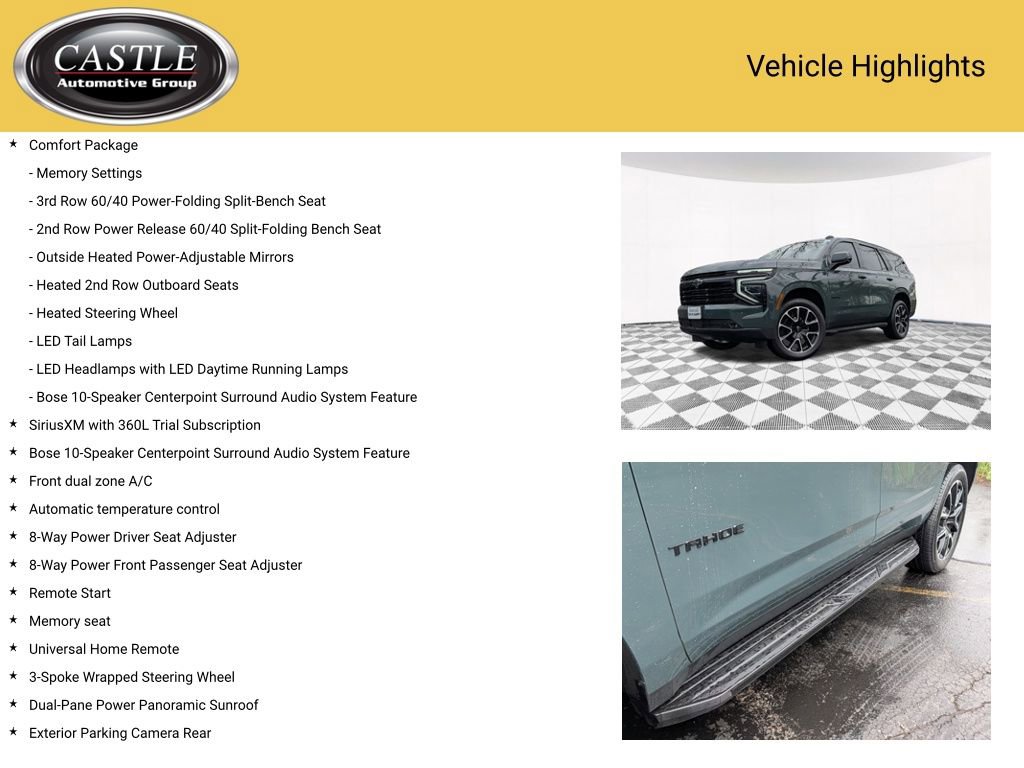 Used 2025 Chevrolet Tahoe RST w/ Comfort Package AWD/4WD image 7