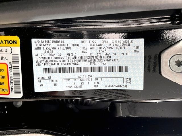 New 2025 Ford Ranger XLT w/ Equipment Group 301A High AWD/4WD image 14