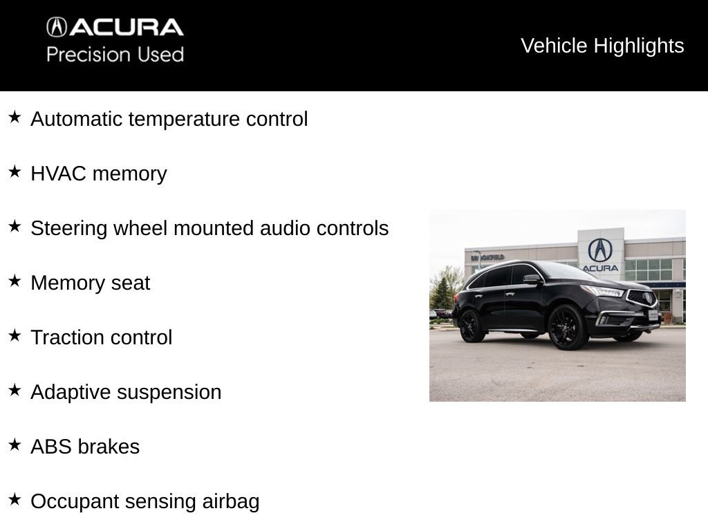 Certified 2019 Acura MDX SH-AWD w/ Advance Package image 9