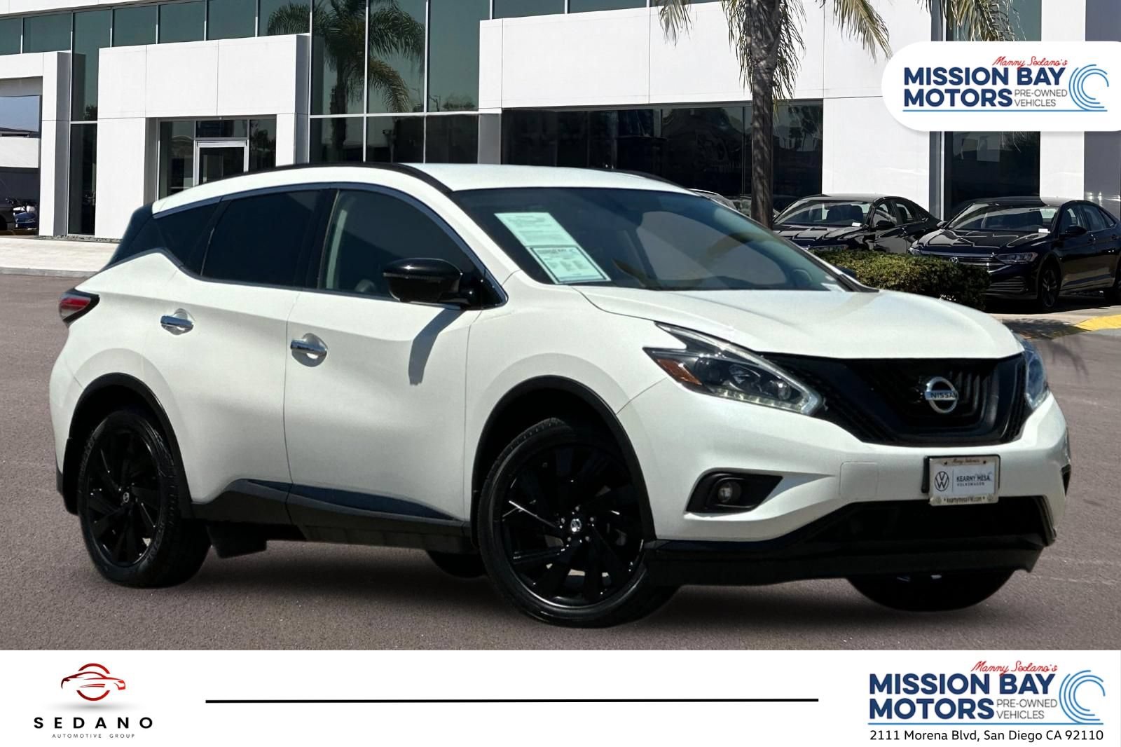 Used 2018 Nissan Murano SL w/ Midnight Edition Package FWD image 1
