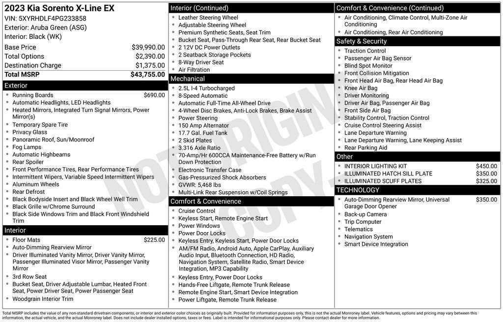 Used 2023 Kia Sorento X-Line EX image 36