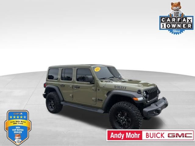 Used 2025 Jeep Wrangler Unlimited Sport AWD/4WD image 1