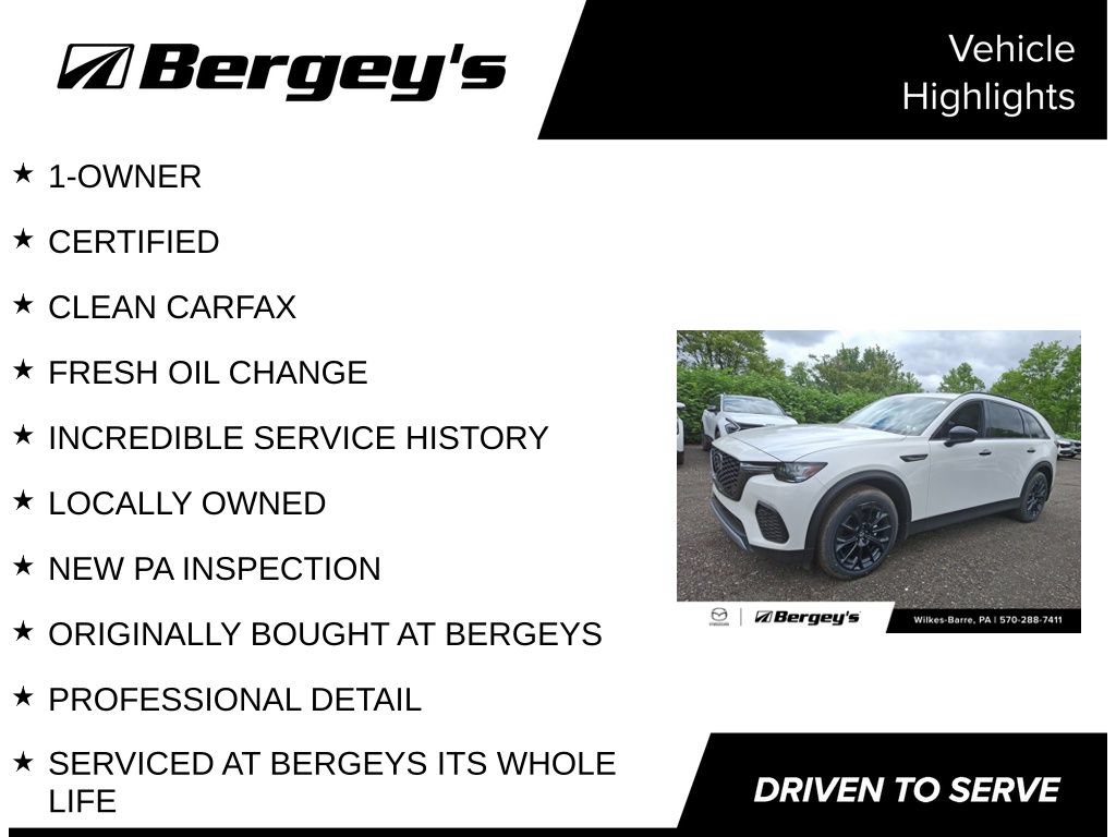 Certified 2025 MAZDA CX-70 3.3 Turbo w/ Premium Package AWD/4WD image 4