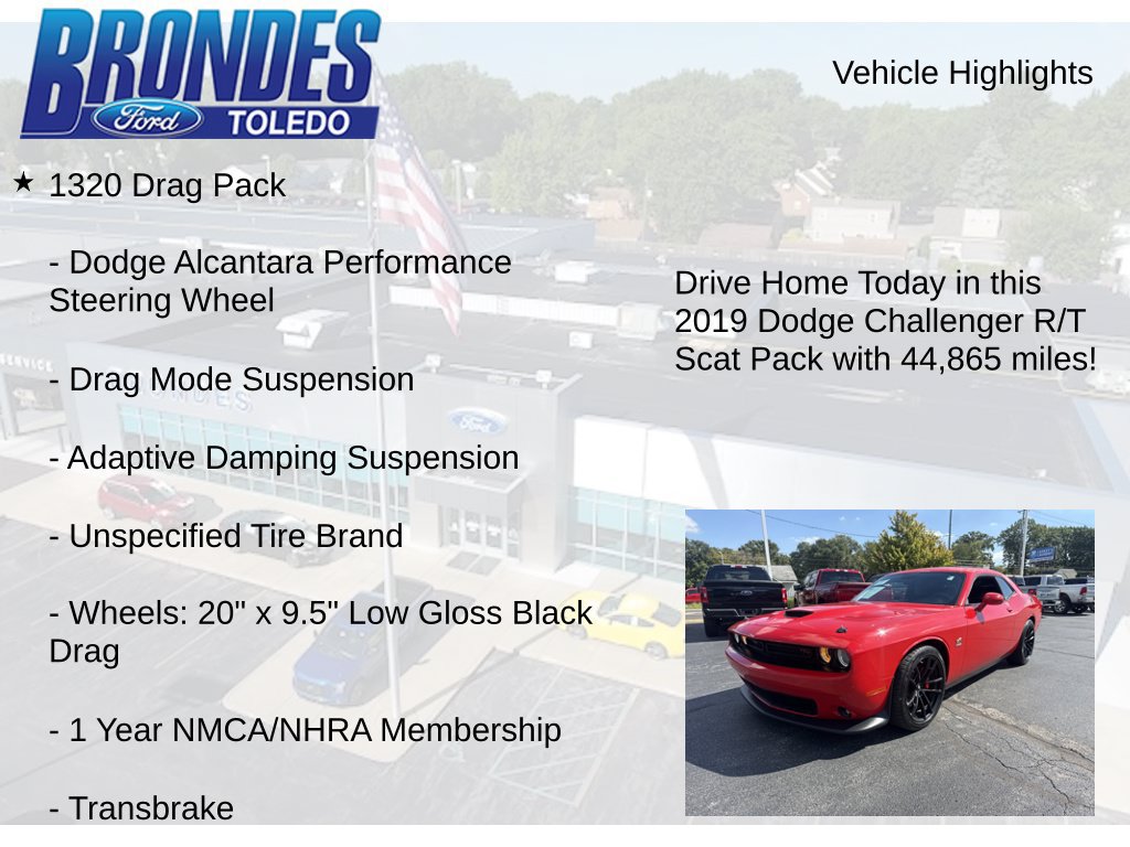 Used 2019 Dodge Challenger R/T Scat Pack w/ 1320 Drag Pack RWD image 22