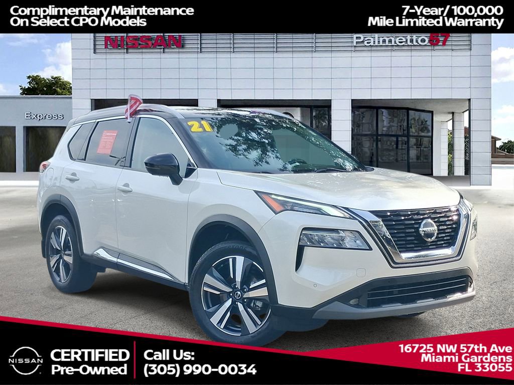 Certified 2021 Nissan Rogue SL w/ Premium Package FWD image 1