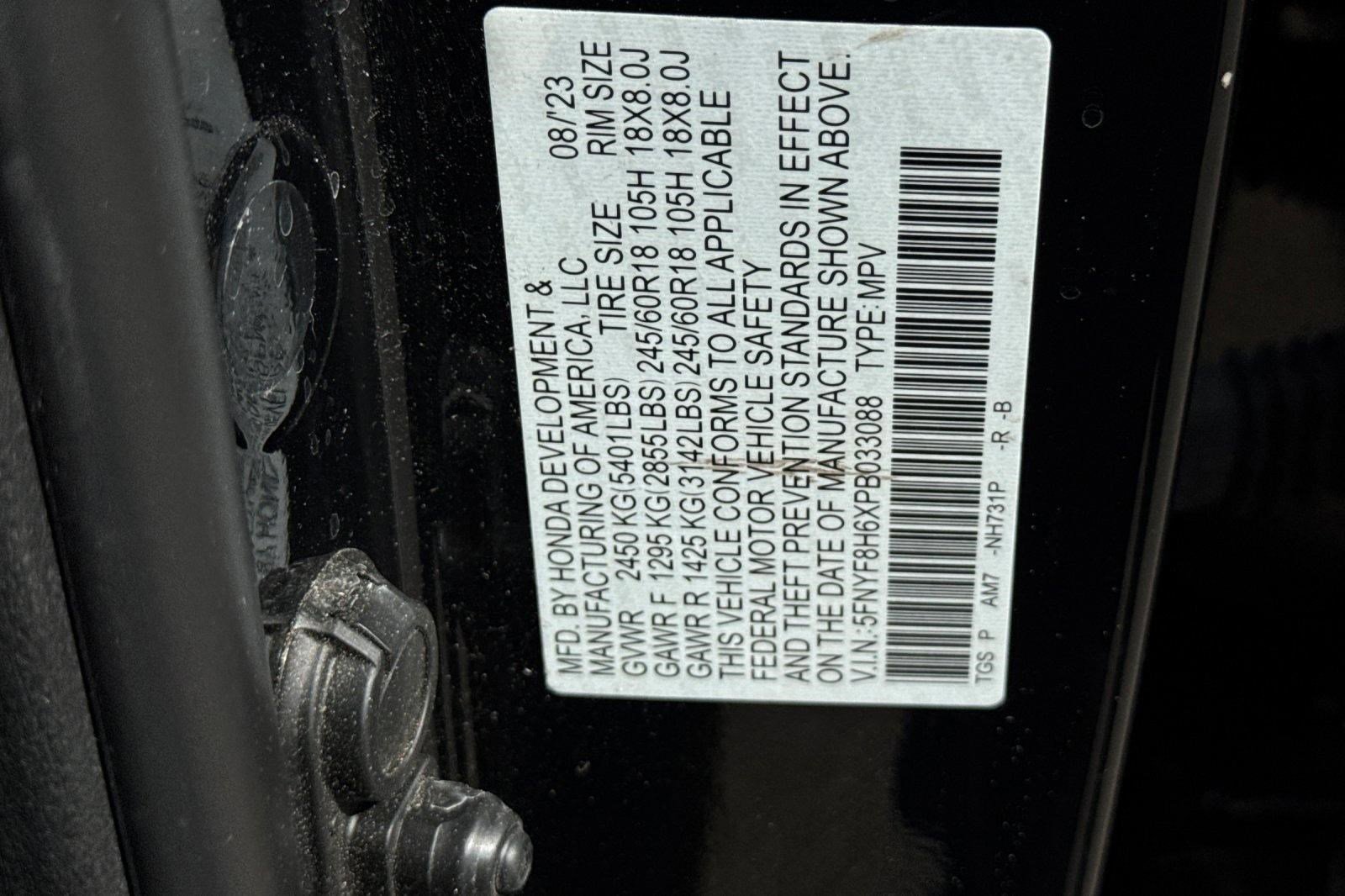 Certified 2023 Honda Passport TrailSport image 21