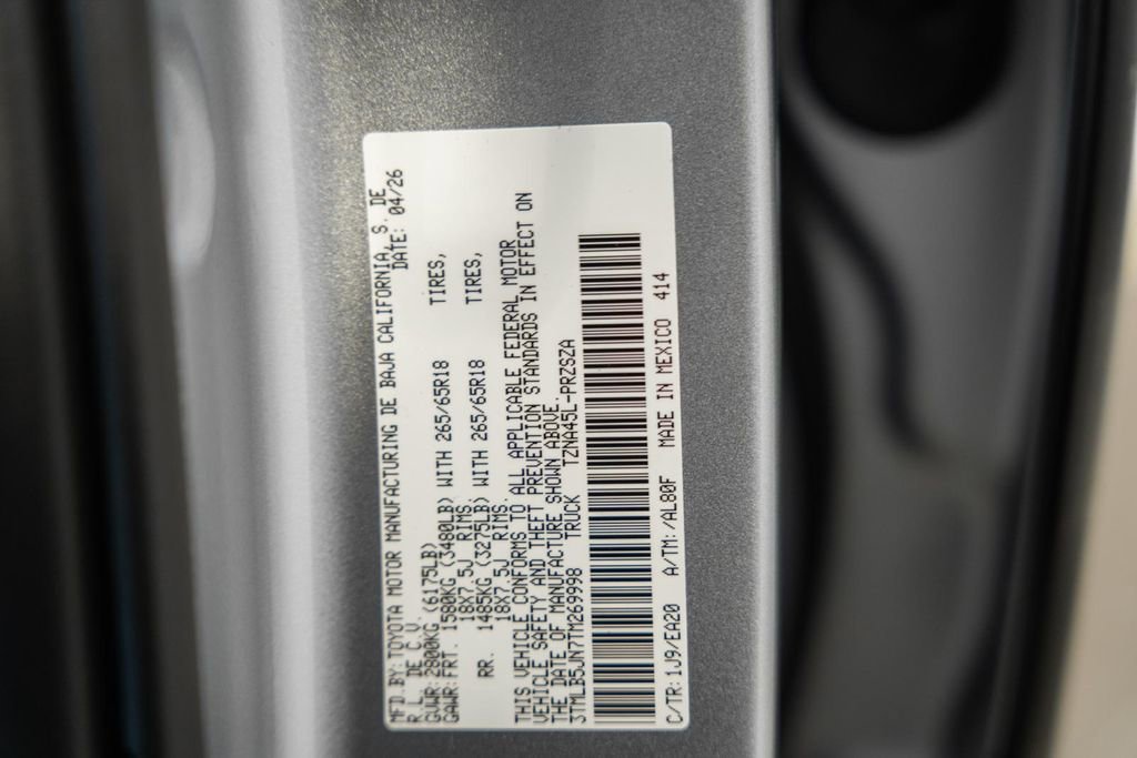 New 2026 Toyota Tacoma TRD Sport AWD/4WD image 47