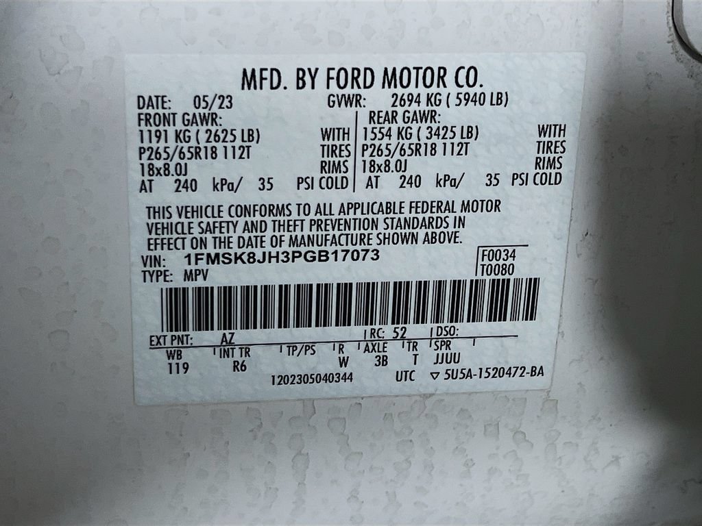Used 2023 Ford Explorer Timberline w/ Timberline Technology Package AWD/4WD image 34