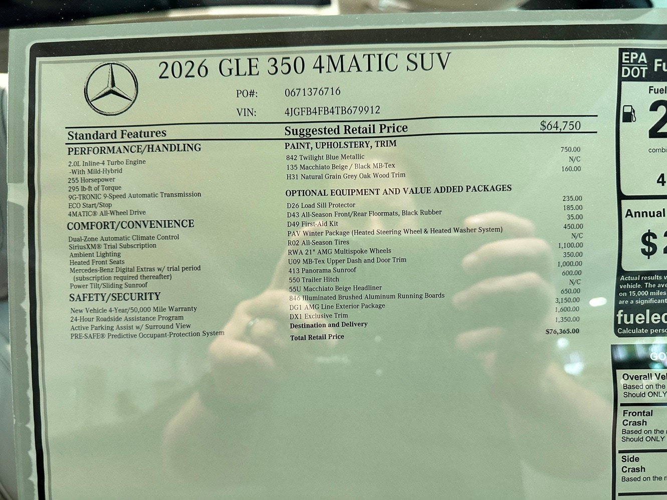 New 2026 Mercedes-Benz GLE 350 4MATIC image 17